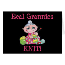 Real Grannies KNIT! Greeting Cards