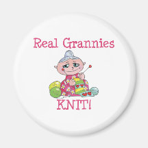 Real Grannies KNIT! Magnets