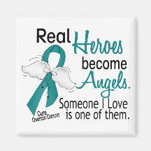 Real Heroes Become Angels Ovarian Cancer Magnet