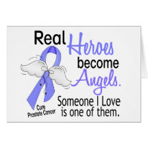 Real Heroes Become Angels Prostate Cancer Cards