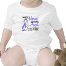 Real Heroes Become Angels Stomach Cancer Tshirts