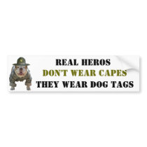 Real Heros Wear Dog Tags