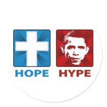 Real Hope (Not Obama) stickers