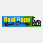 Real Hope Real Change bumper stickers