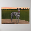 REAL HUNTSMAN Famous Greyhound Dog posters