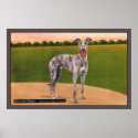 REAL HUNTSMAN Famous Greyhound Dog posters