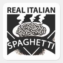 Real Italian Spaghetti Stickers
