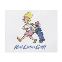 real ladies golf full colour flyer