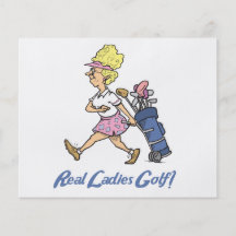 real ladies golf full colour flyer