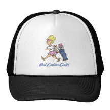 real ladies golf hat