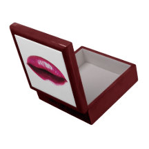 Real lips 6x6 jewelry box