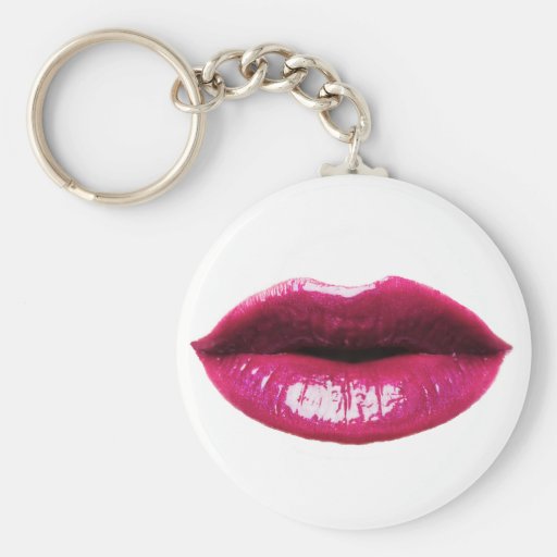 Real lips keychains