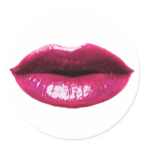 Real lips sticker