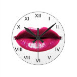 Real lips Wall Clock
