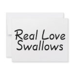 Real Love Swallows invitations