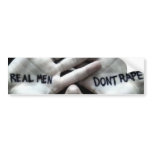 real men bumper stickers