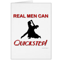 Real Men Can Quickstep Cards