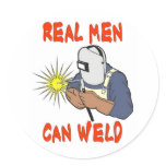 REAL MEN CAN WELD stickers