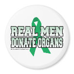 Real Men Donate Organs magnets