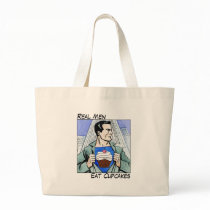 Real Men Eat Cupcakes Canvas Bags