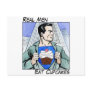 Real Men Eat Cupcakes Post Card