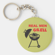 Real Men Grill Keychains