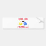 Real Men Have Paintballs Bumper Stickers