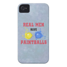 Real Men Have Paintballs iPhone 4 Case-Mate Cases
