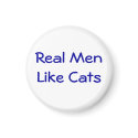 Real Men Like Cats magnets