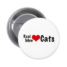 Real Men Love Cats #2 Button