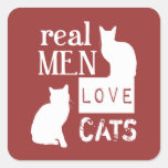 Real Men Love Cats (available in all colours) Stickers