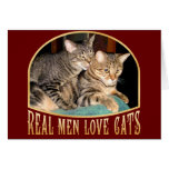 Real Men Love Cats Cards