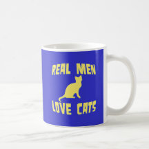 Real Men Love Cats Coffee Mug