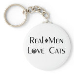 Real Men Love Cats Key Chain keychains