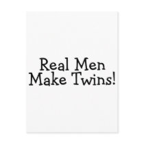 Real Men Make Twins (Black)