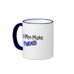Real Men Make Twins Blue Mug