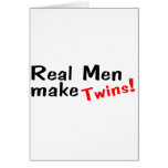 Real Men Make Twins Cards