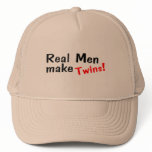 Real Men Make Twins hats