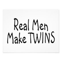 Real Men Make Twins Invite