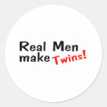 Real Men Make Twins Sticker