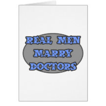 Real Men Marry Doctors Cards