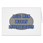 Real Men Marry Psychologists Cards
