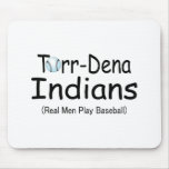 Real Men Play Baseball Mouse Pad
