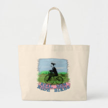 Real Men Ride Bikes Products Tote Bags
