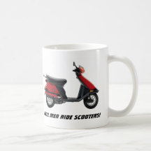 Real Men Ride Scooters! Coffee Mugs