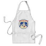 Real men sweep curling apron