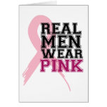 Real Men Wear Pink Greeting Card