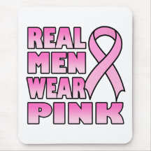real men wear pink Mousepad