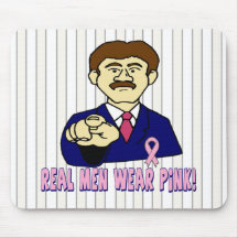 Real Men Wear Pink Mousepad