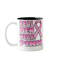 real men wear pink Mug